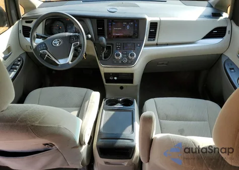 2017 Toyota Sienna Le from USA, damaged, VIN 5TDKZ3DC8HS885254